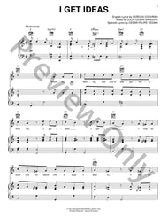 I Get Ideas piano sheet music cover